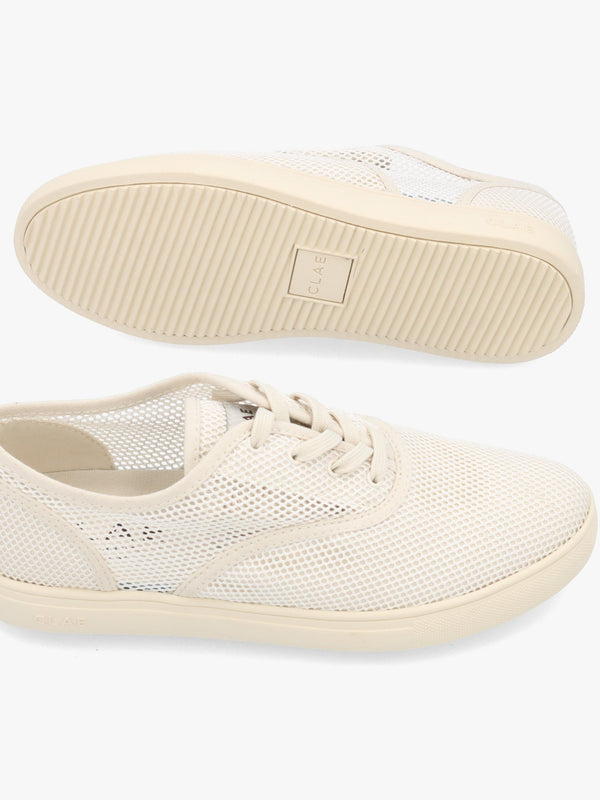 Clae Men's Bruce Knit Off White Trainers