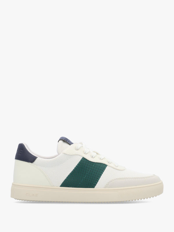 Clae Men's Davis White Cactus Green Navy Trainers