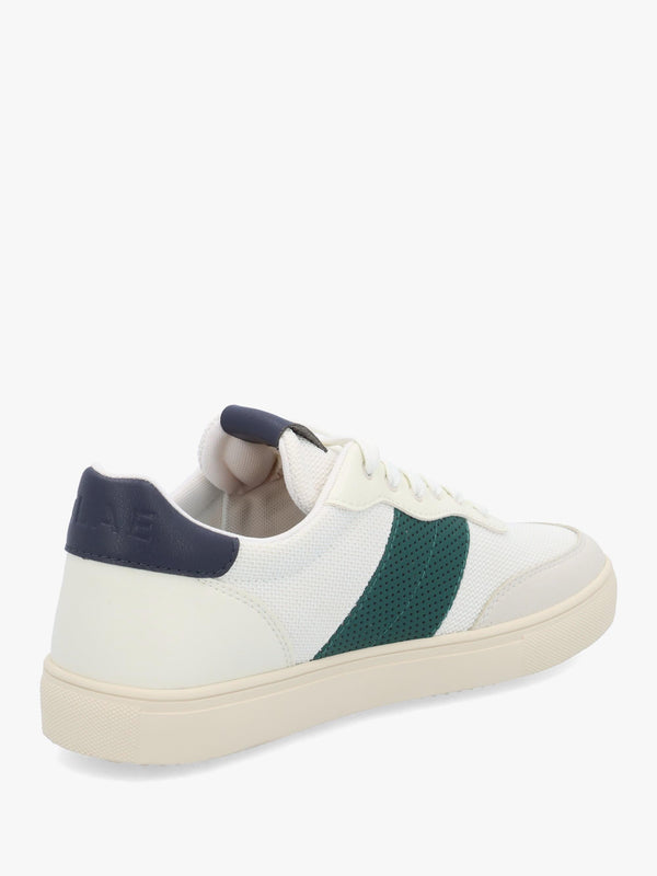Clae Men's Davis White Cactus Green Navy Trainers