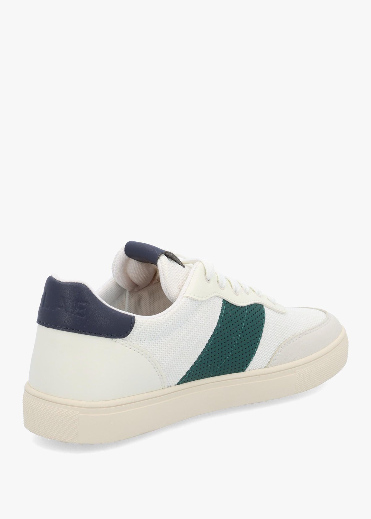 Clae Men's Davis White Cactus Green Navy Trainers