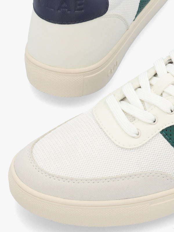 Clae Men's Davis White Cactus Green Navy Trainers