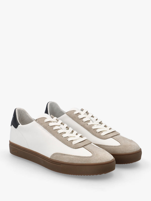 Clae Men's Deane White Feather Grey Trainers