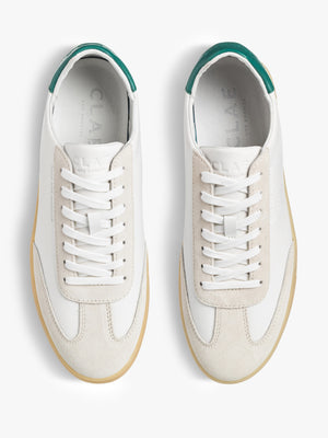 Unisex Deane Galpagos White Leather Trainers