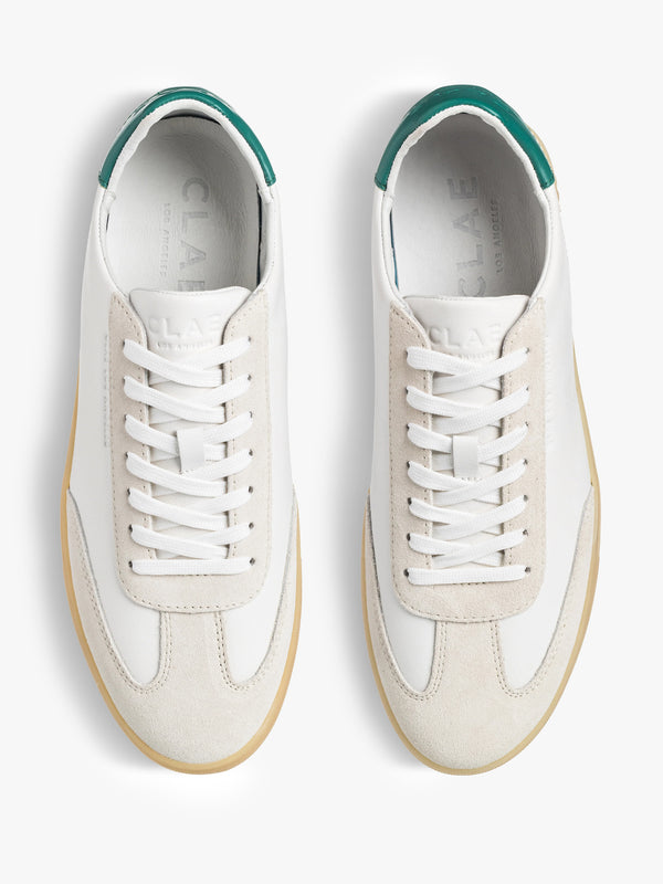 Unisex Deane Galpagos White Leather Trainers