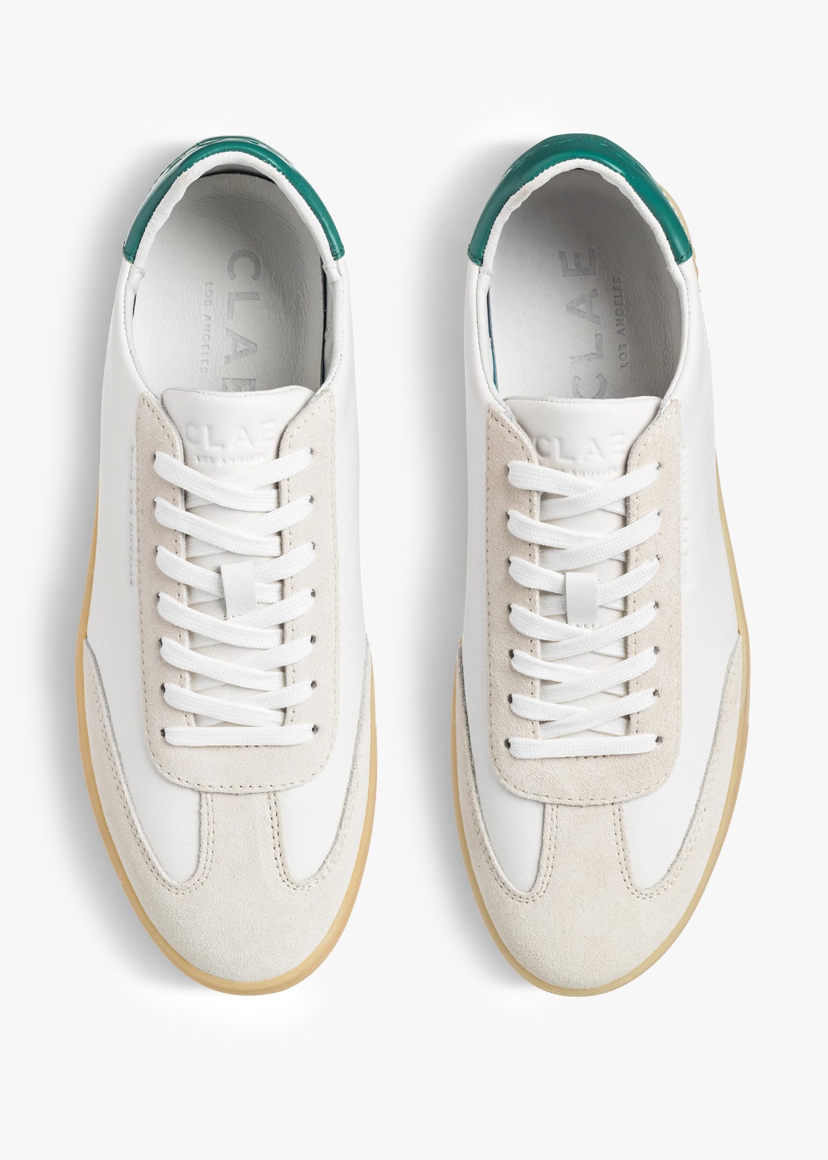 Unisex Deane Galpagos White Leather Trainers