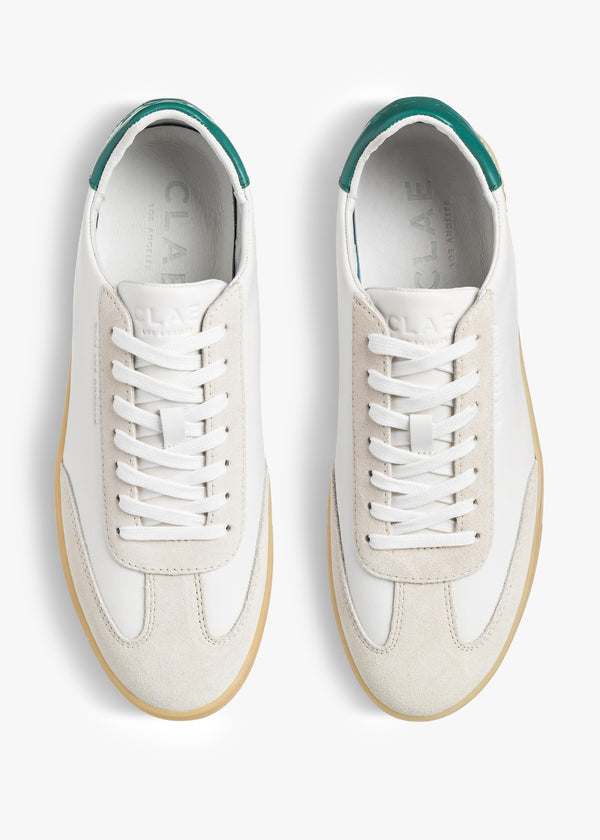 Unisex Deane Galpagos White Leather Trainers
