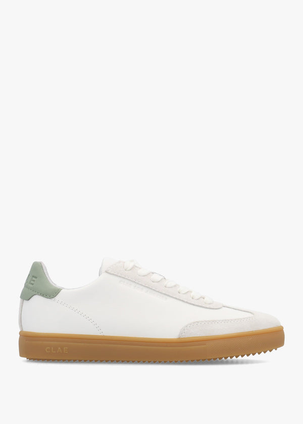 Clae Women’s Deane White Tea Light Gum Trainers