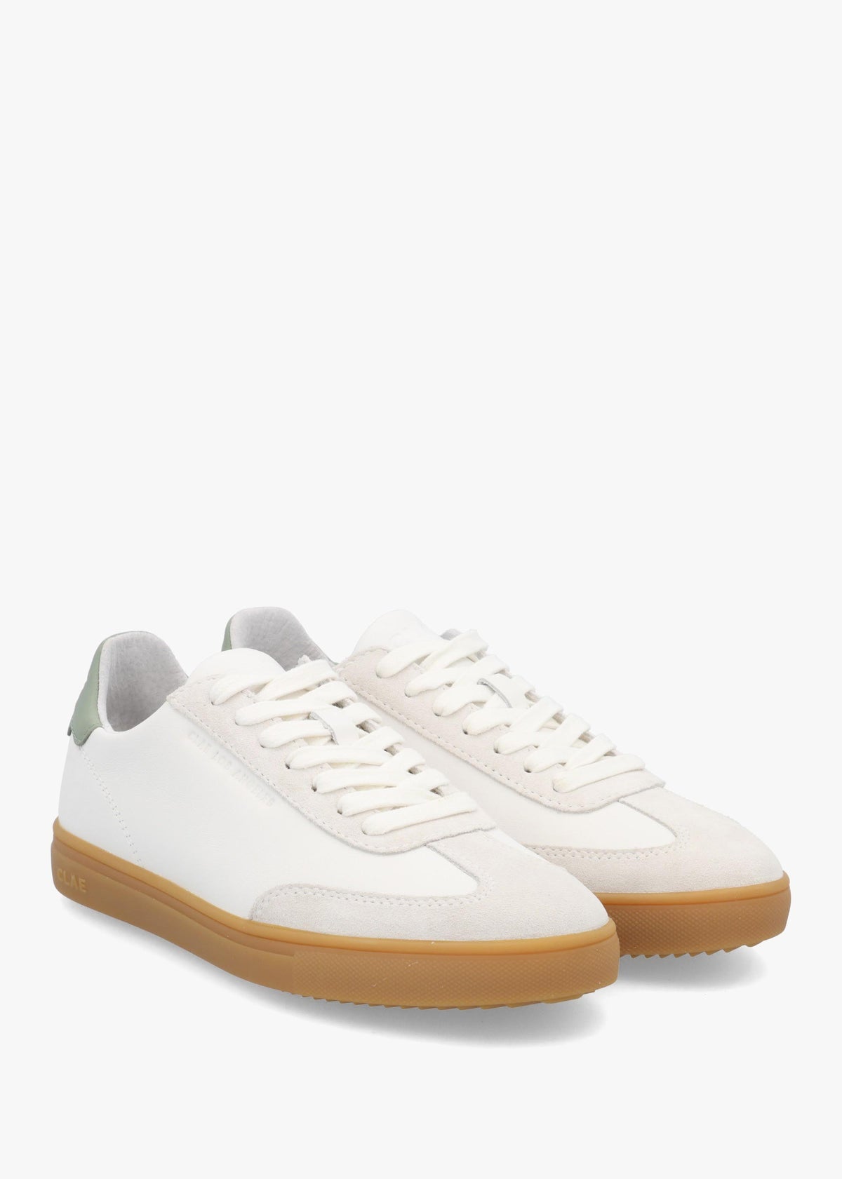 Clae Women’s Deane White Tea Light Gum Trainers