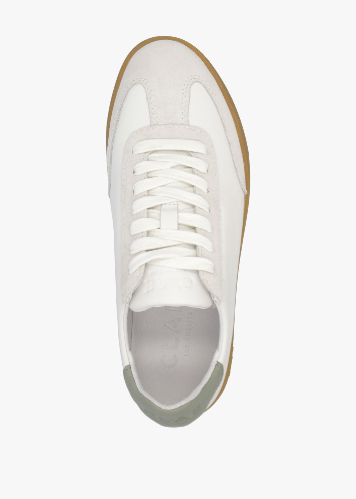 Clae Women’s Deane White Tea Light Gum Trainers