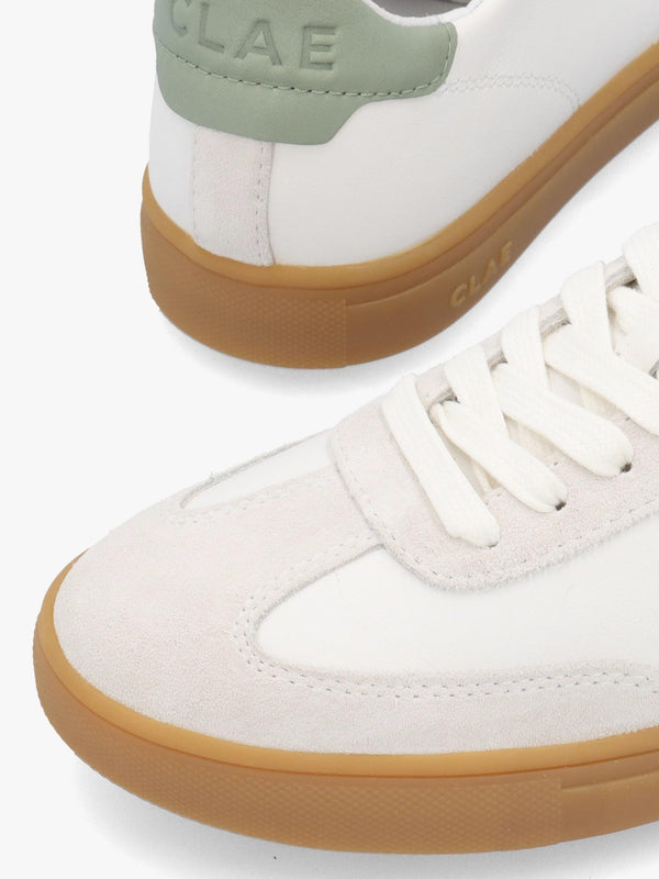Clae Women’s Deane White Tea Light Gum Trainers