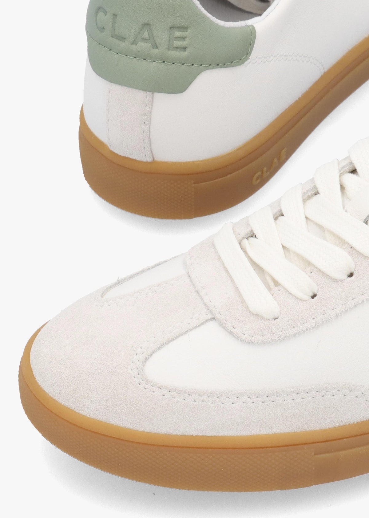 Clae Women’s Deane White Tea Light Gum Trainers