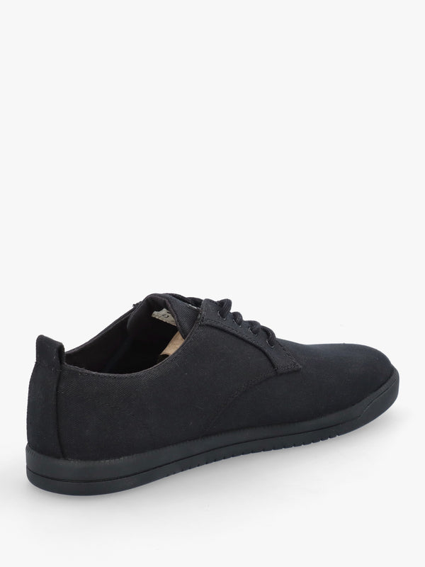 Men's Ellington Black Canvas Lace Up Shoes