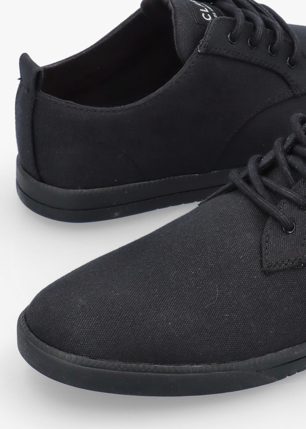 Men's Ellington Black Canvas Lace Up Shoes