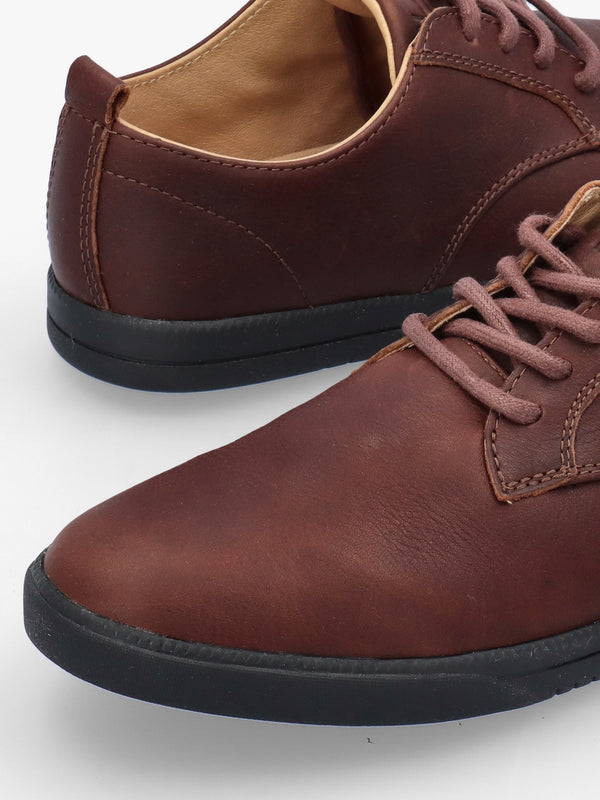 Men's Ellington Brown Leather Lace Up Shoes