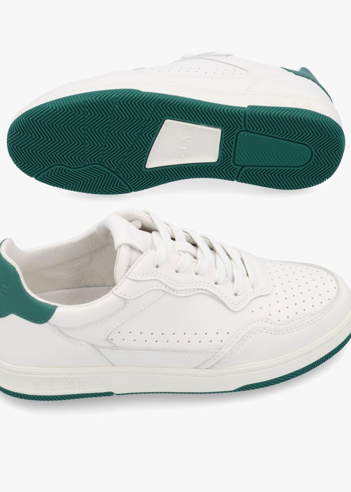 Clae Unisex Haywood White Galapagos Trainers