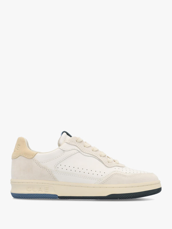 Clae Women’s Haywood Off White Pebbled Blue Trainers