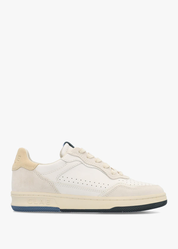 Clae Women’s Haywood Off White Pebbled Blue Trainers