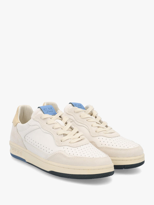 Clae Women’s Haywood Off White Pebbled Blue Trainers