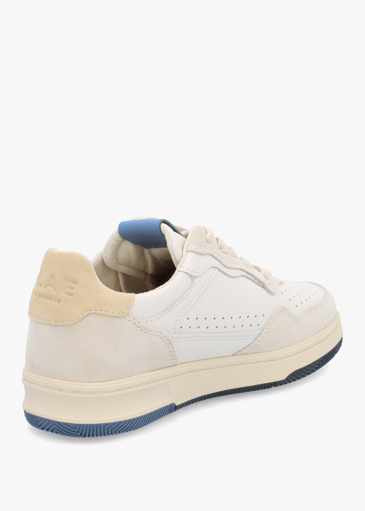 Clae Women’s Haywood Off White Pebbled Blue Trainers