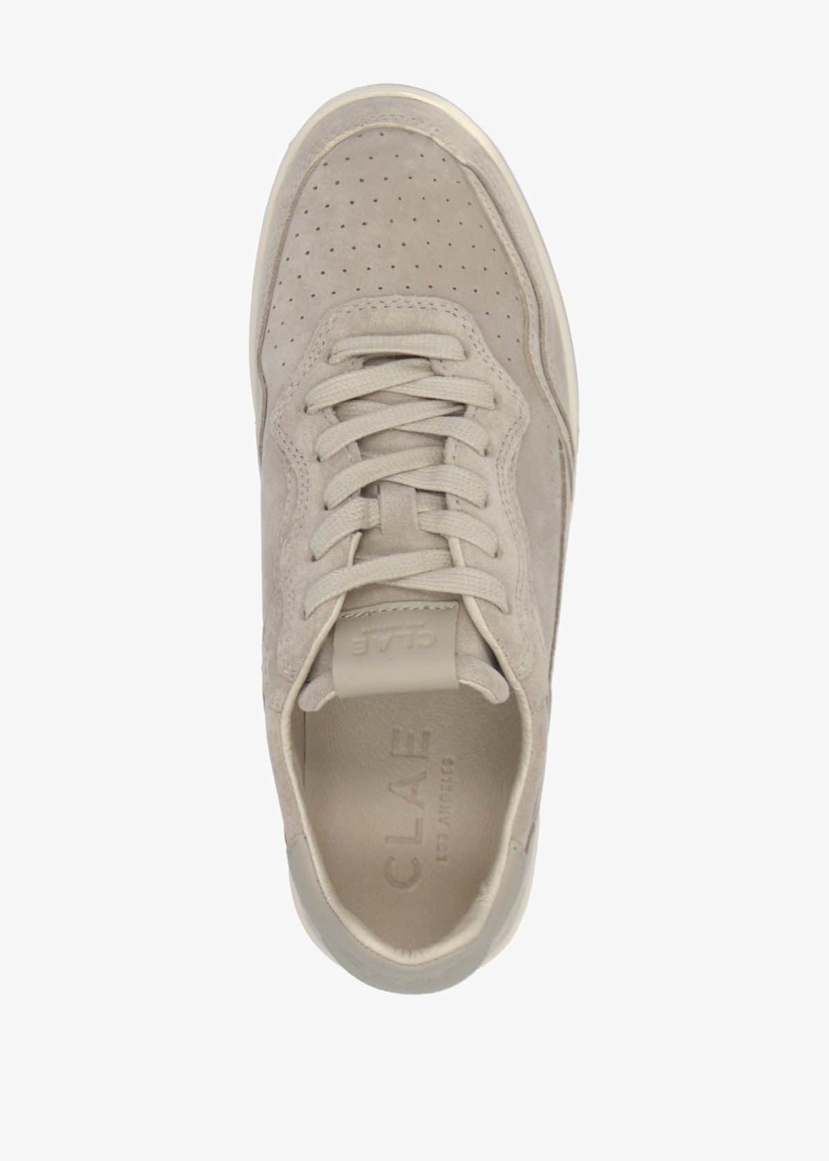 Clae Women’s Haywood Feather Grey Suede Trainers