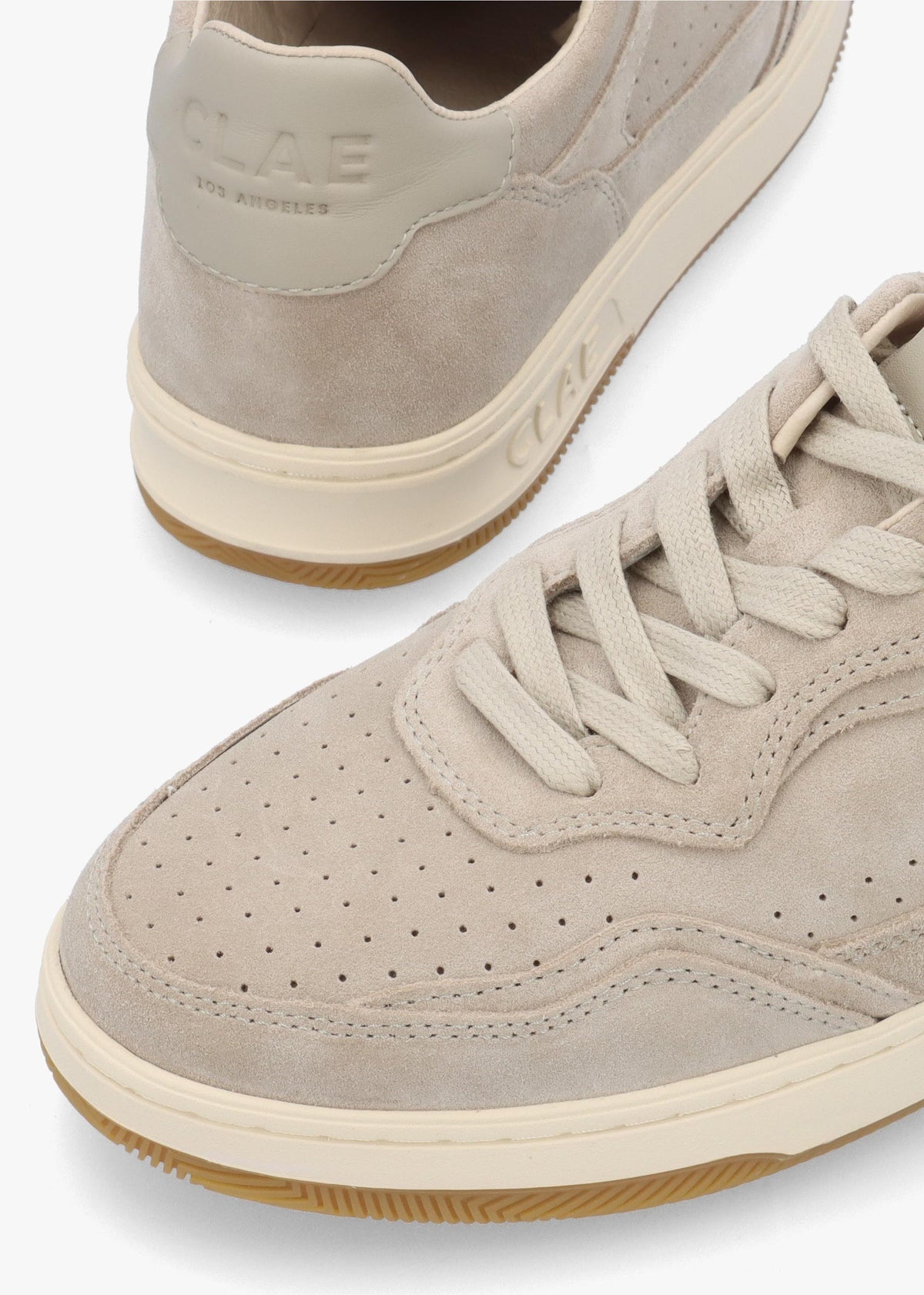 Clae Women’s Haywood Feather Grey Suede Trainers