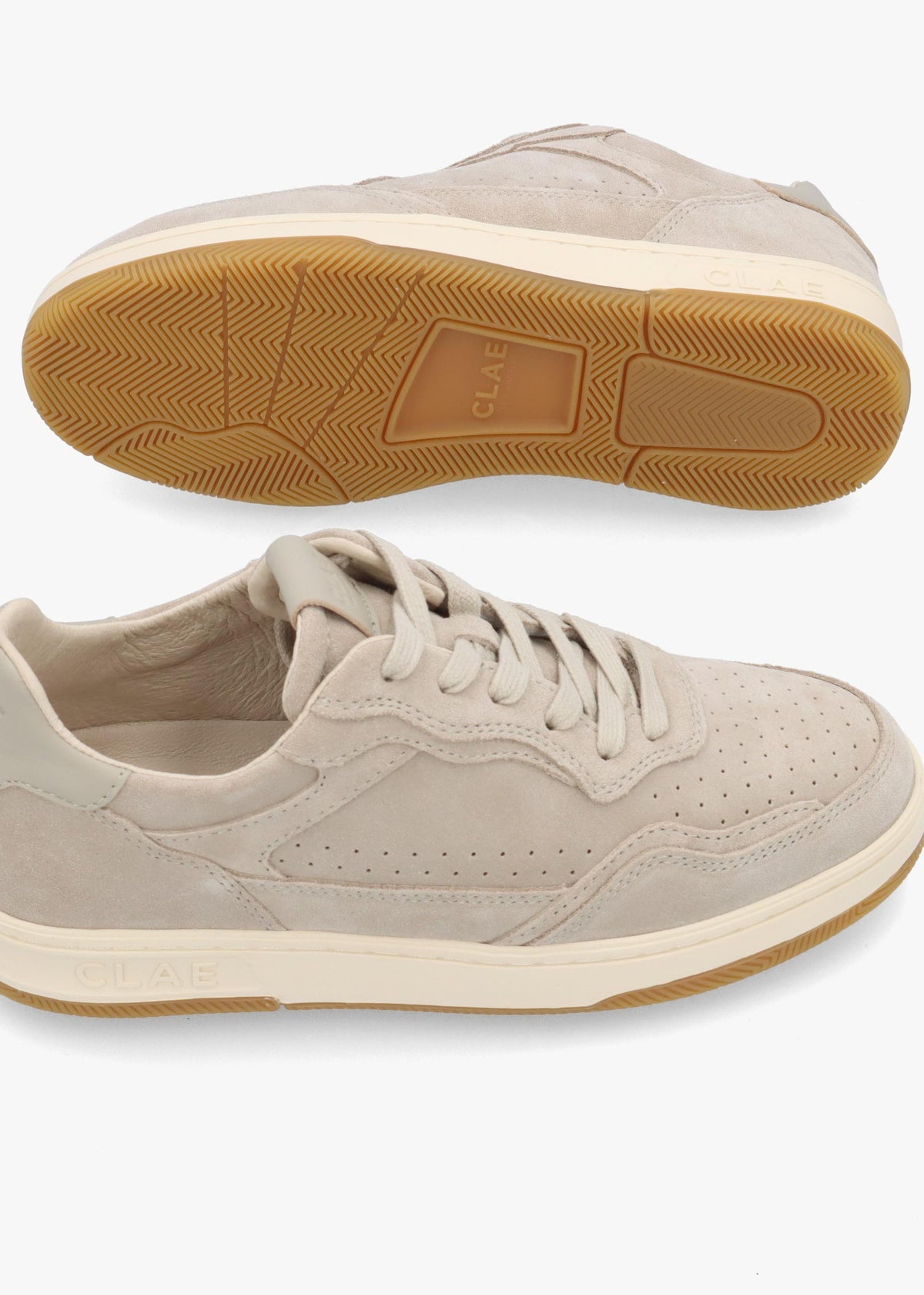 Clae Women’s Haywood Feather Grey Suede Trainers