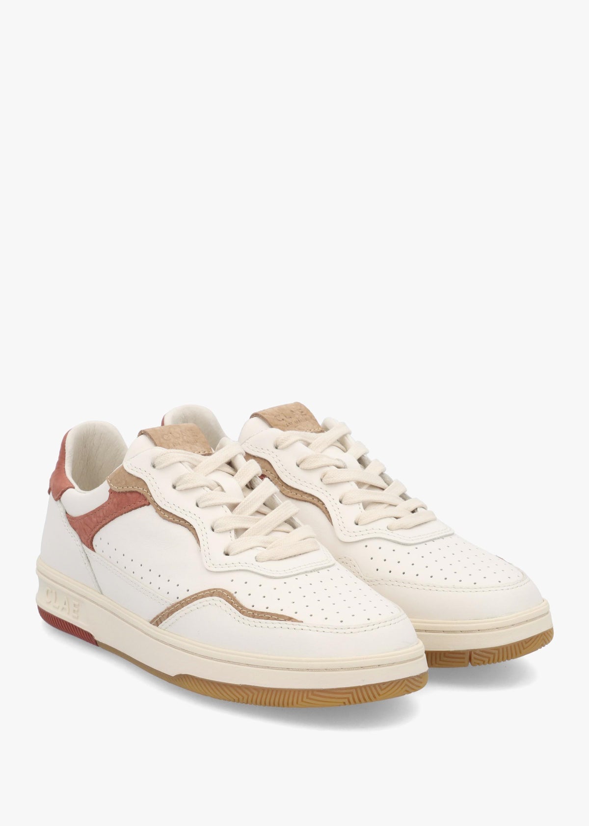 Clae Unisex Haywood Off White Clay Trainers