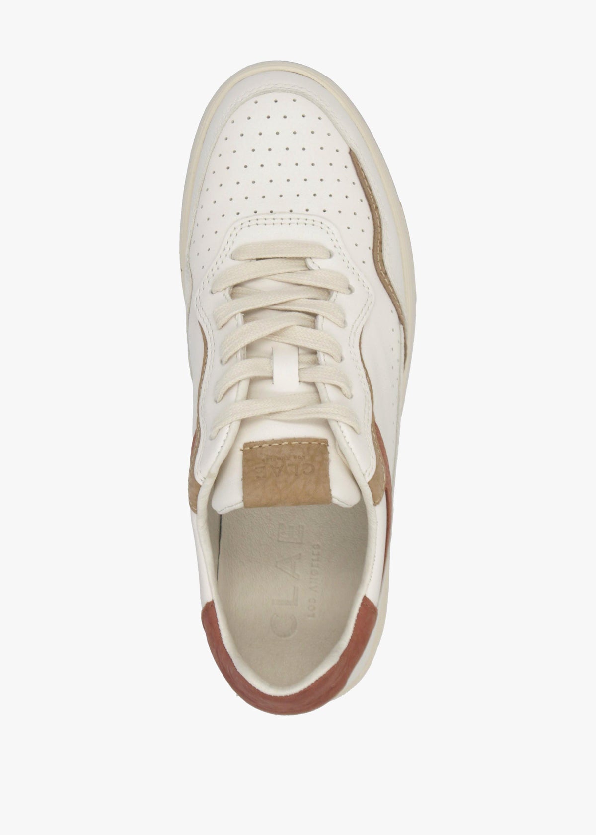 Clae Unisex Haywood Off White Clay Trainers