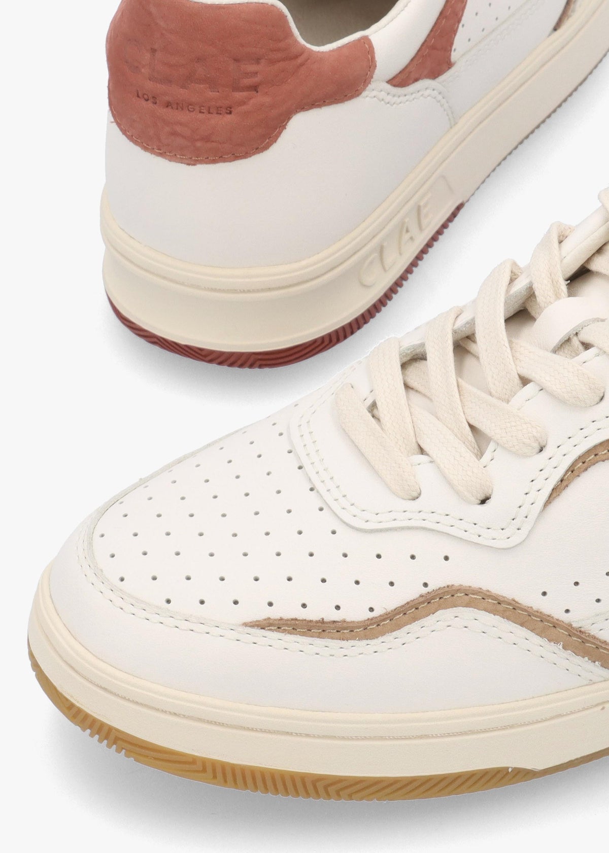 Clae Unisex Haywood Off White Clay Trainers