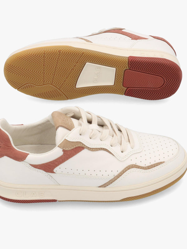 Clae Unisex Haywood Off White Clay Trainers