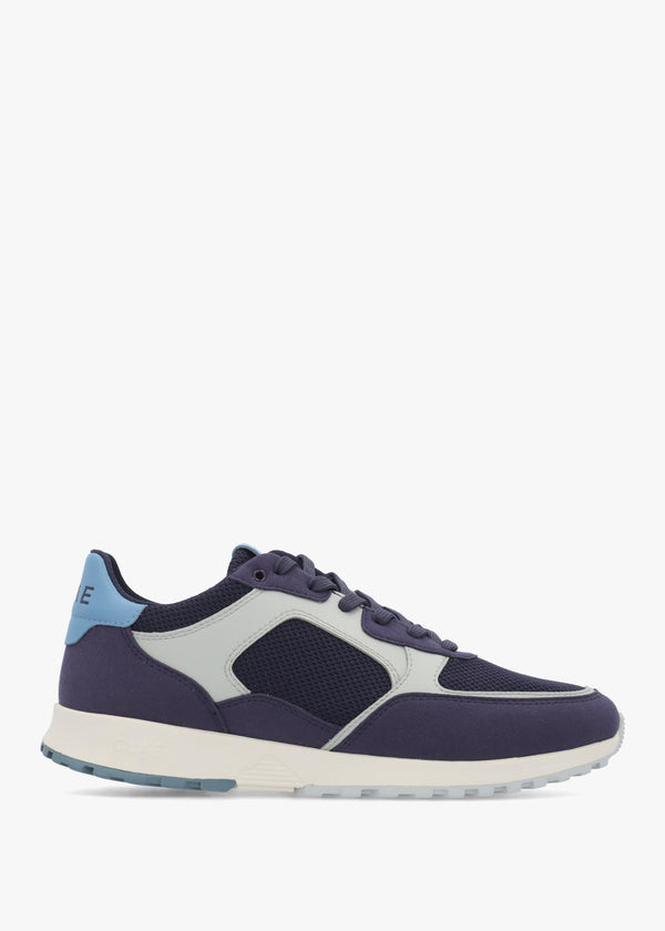 CLAE Men's Joshua Vegan Navy Grey Trainers