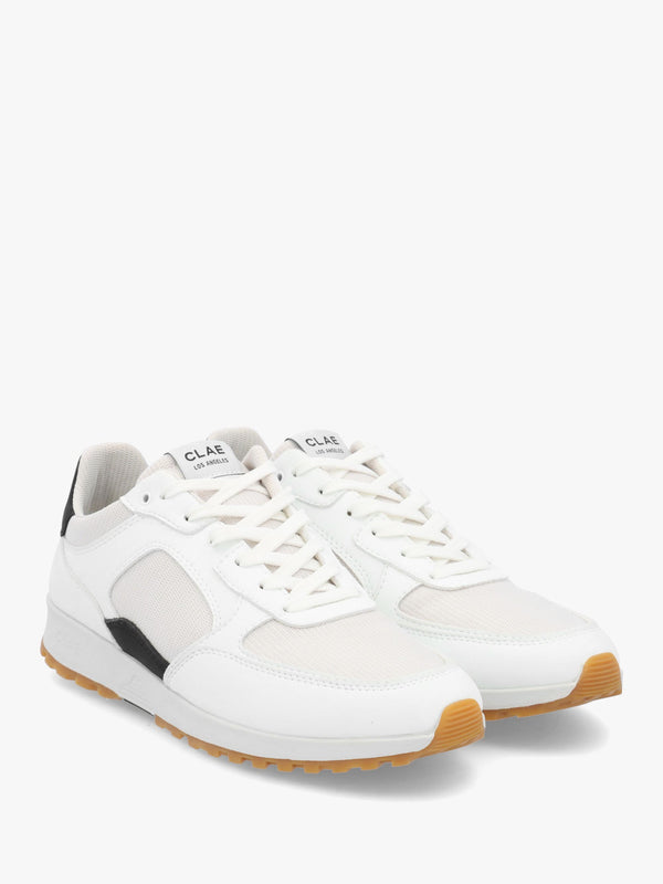Men's Vegan Joshua White Black Trainers