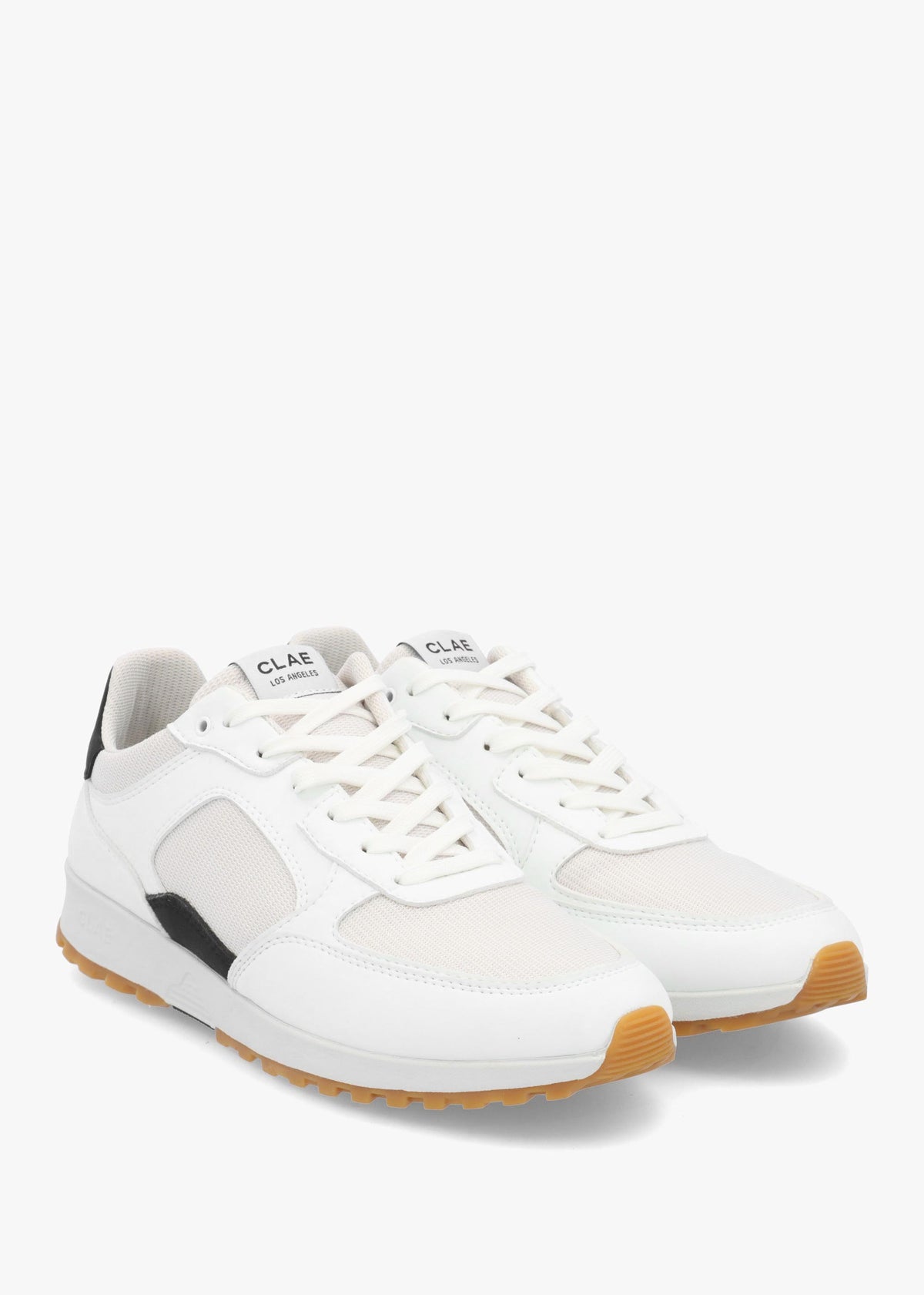 Men's Vegan Joshua White Black Trainers