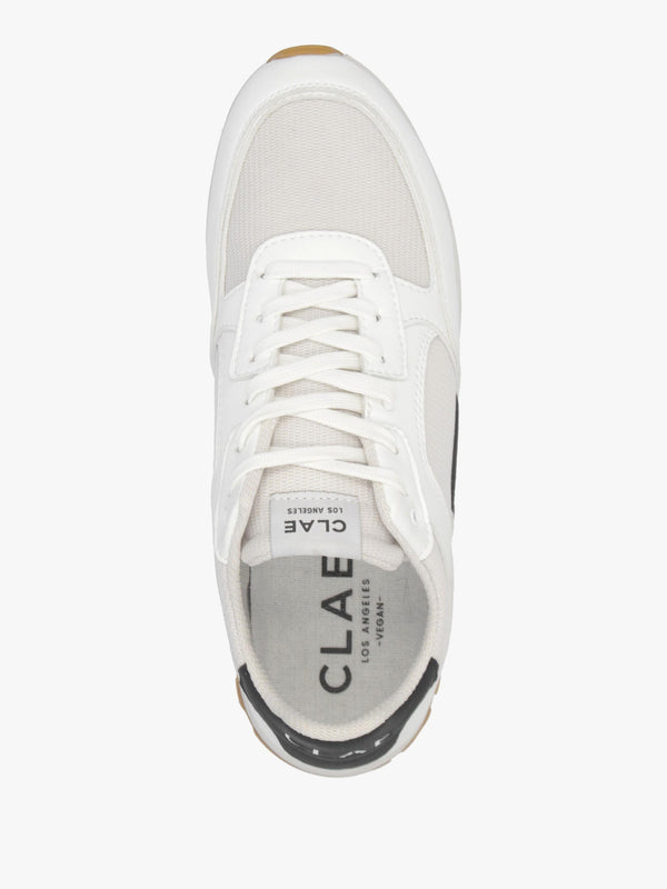 Men's Vegan Joshua White Black Trainers