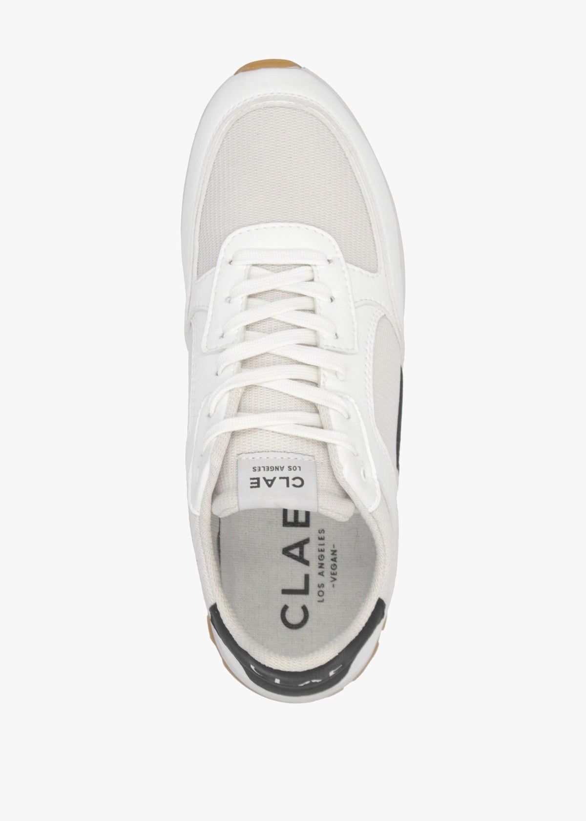 Men's Vegan Joshua White Black Trainers