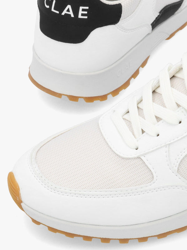 Men's Vegan Joshua White Black Trainers