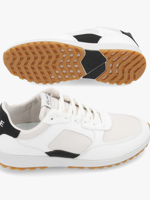 Men's Vegan Joshua White Black Trainers