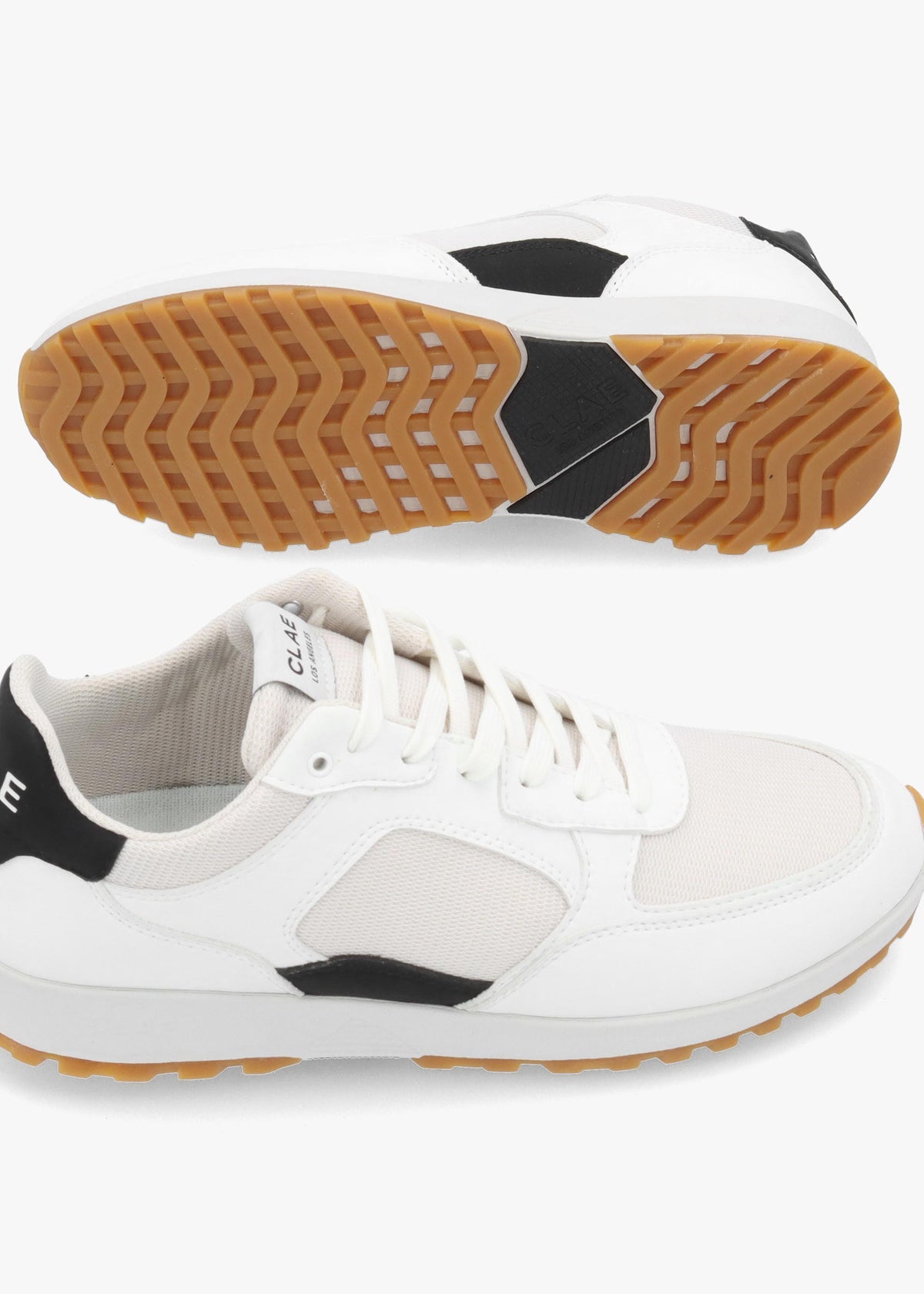 Men's Vegan Joshua White Black Trainers