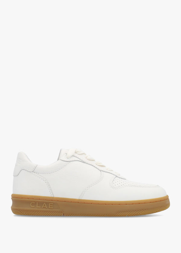 Clae Malone White Light Gum Trainers