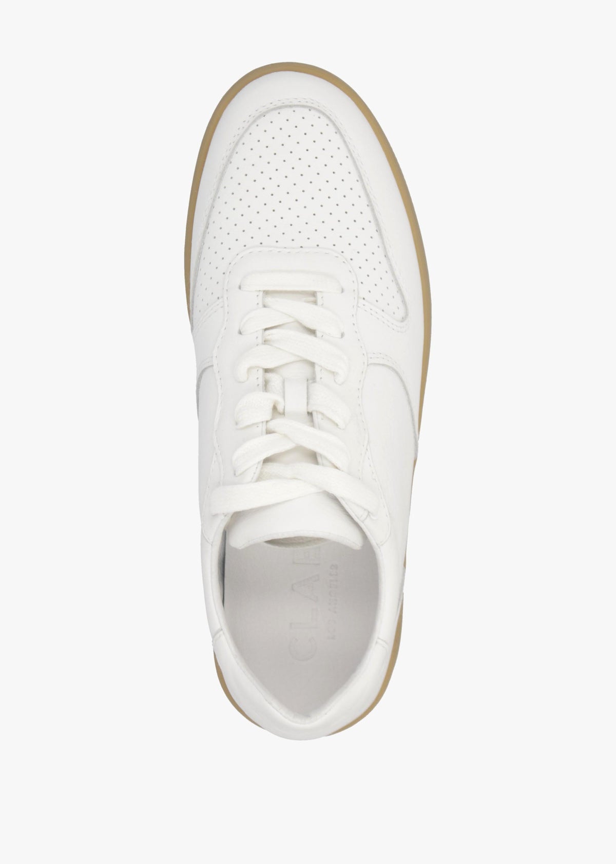 Clae Malone White Light Gum Trainers