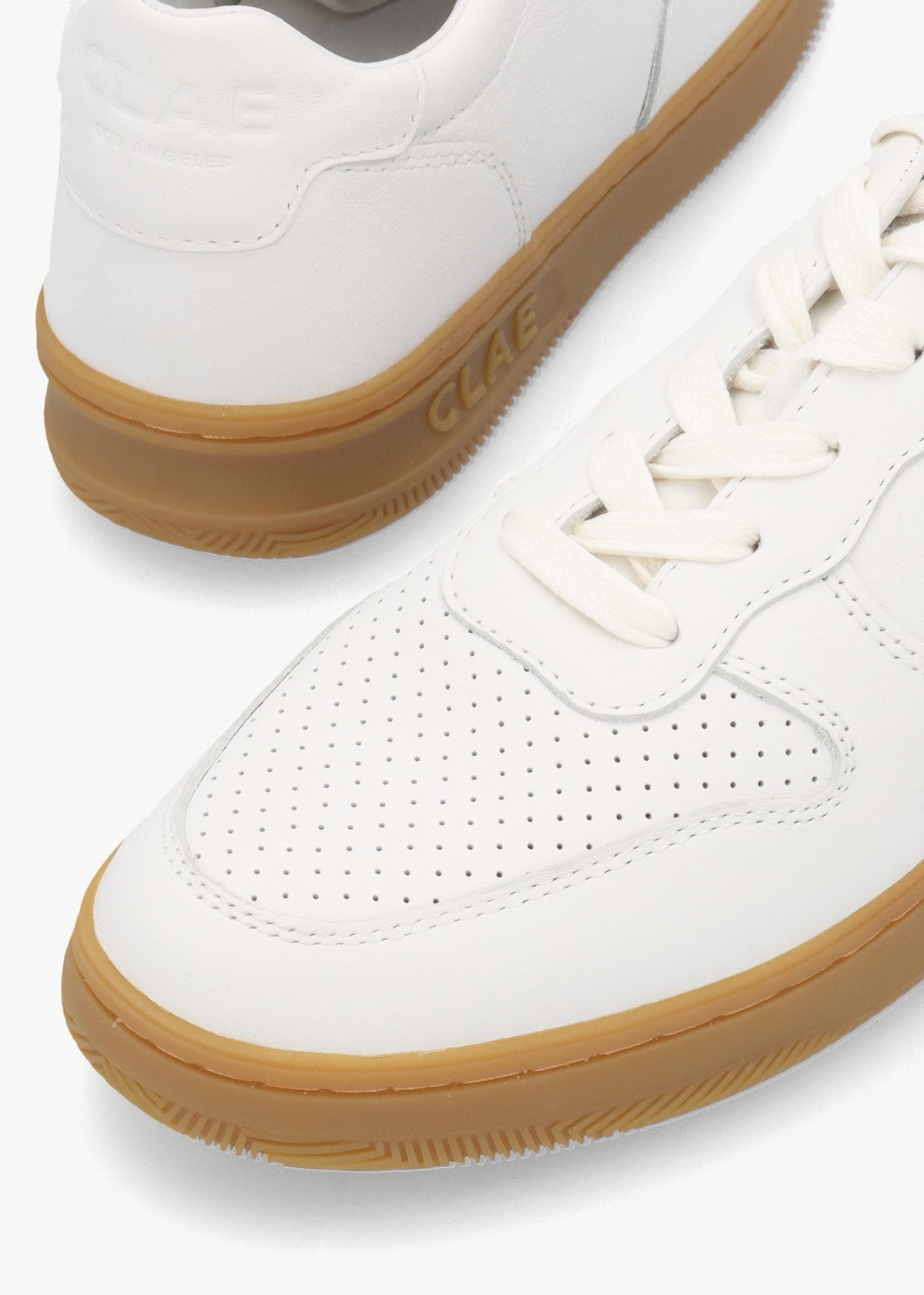 Clae Malone White Light Gum Trainers