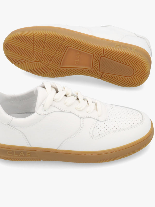 Clae Malone White Light Gum Trainers