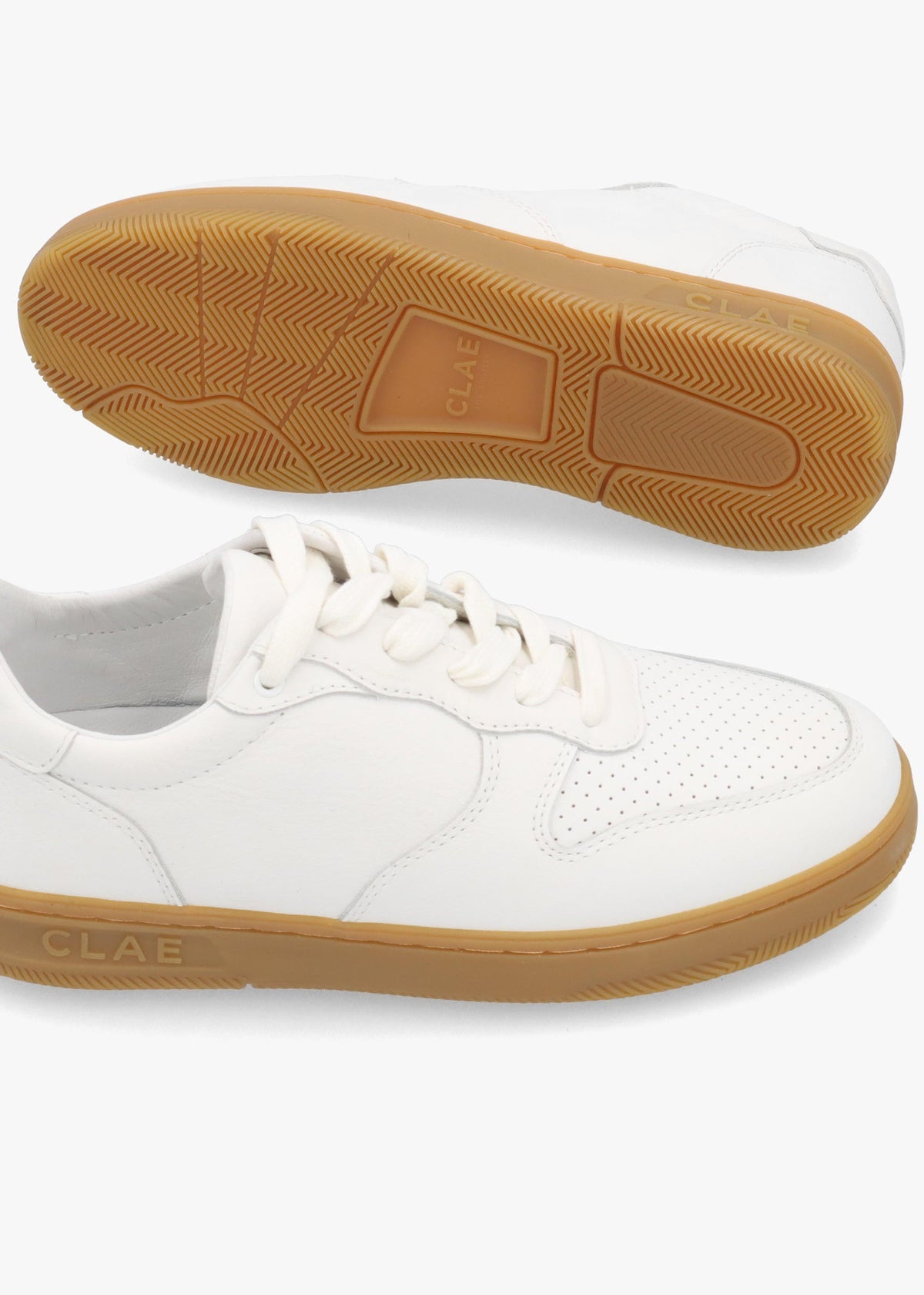 Clae Malone White Light Gum Trainers