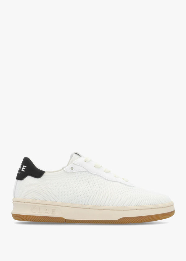 Clae Women's Malone Knit White Black Trainers