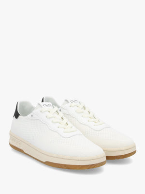 Clae Women's Malone Knit White Black Trainers