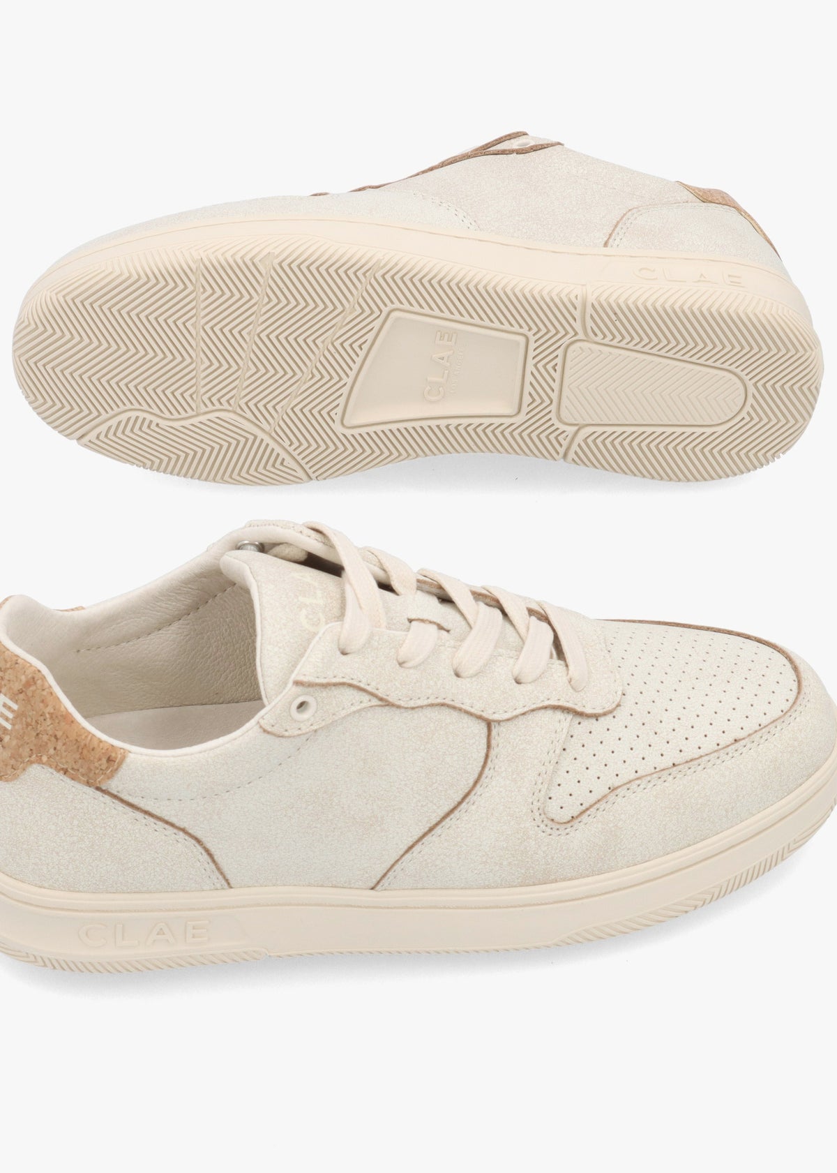 CLAE Women’s Malone Distressed Cork Trainers