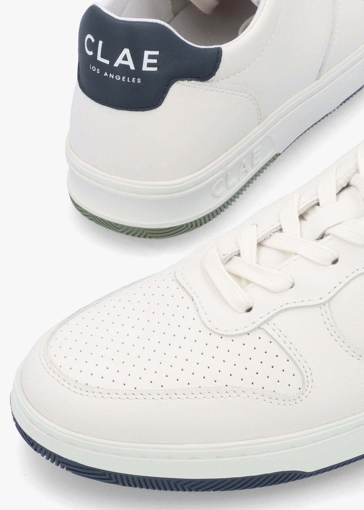 CLAE Women’s Malone White Denim Blue Trainers