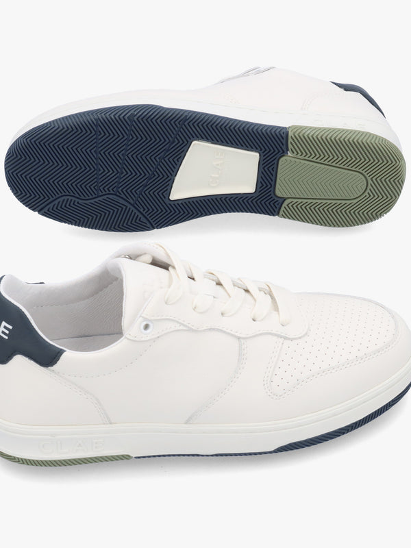 CLAE Women’s Malone White Denim Blue Trainers