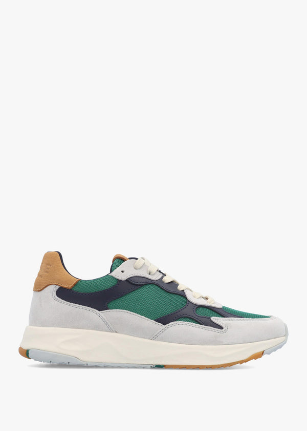 Clae Men's Zuma Quiet Grey Galapagos Suede Trainers