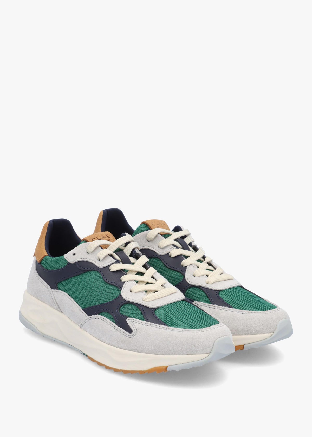 Clae Men's Zuma Quiet Grey Galapagos Suede Trainers